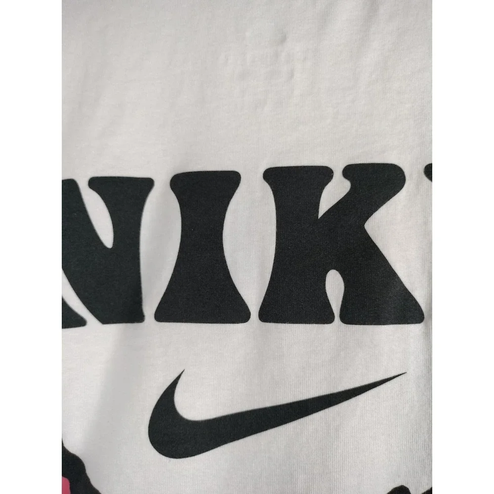 Nike SB Dunk Dog Graphic T-Shirt White Pink Men's Size 2XL XXL Loose Fit